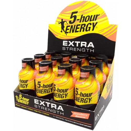 5 Hour Energy - Extra Strength - Strawberry Banana (12 Ct)