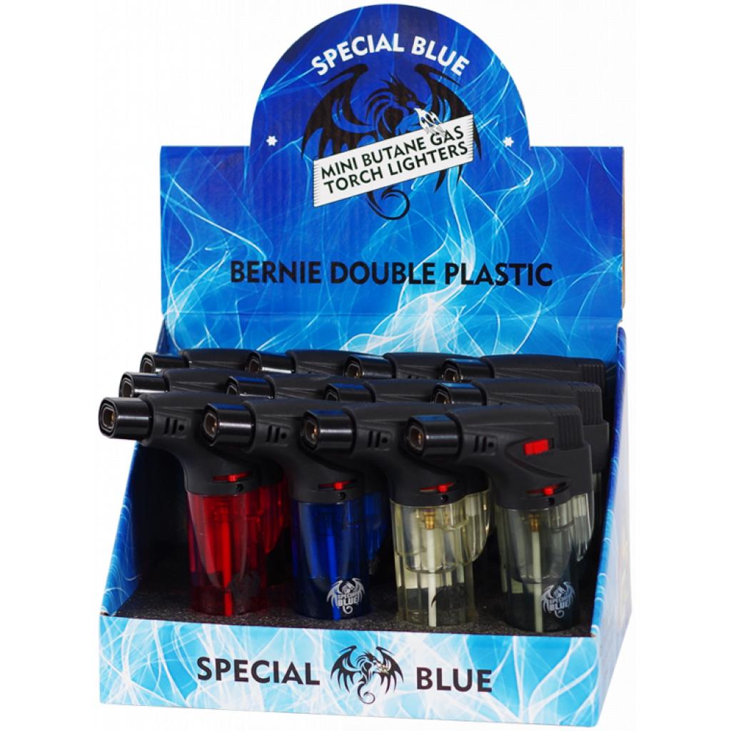 Special Blue Mini Butane Gas Torch Lighters - Mini Clear (20 Ct)