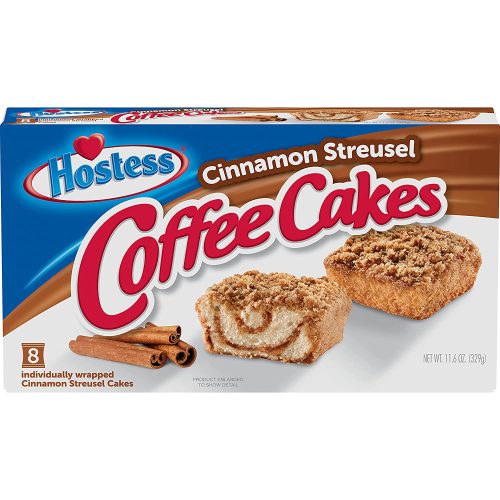 Hostess Coffee Cakes Cinnamon Streusel (8-2 Packs)