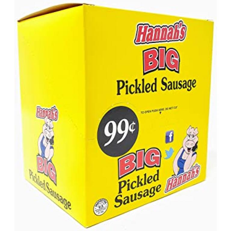 Hannah's Big Pickled Sausage (20 Ct)
