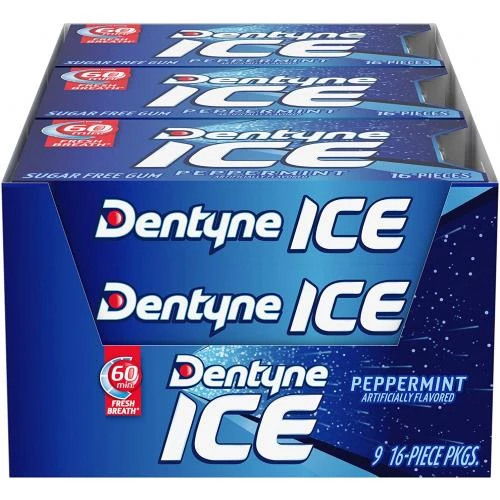 Dentyne Ice - Peppermint (9 16-Piece Packs)