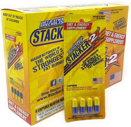 Stacker 2 Diet & Energy Supplement (4 pack - 24 Ct)