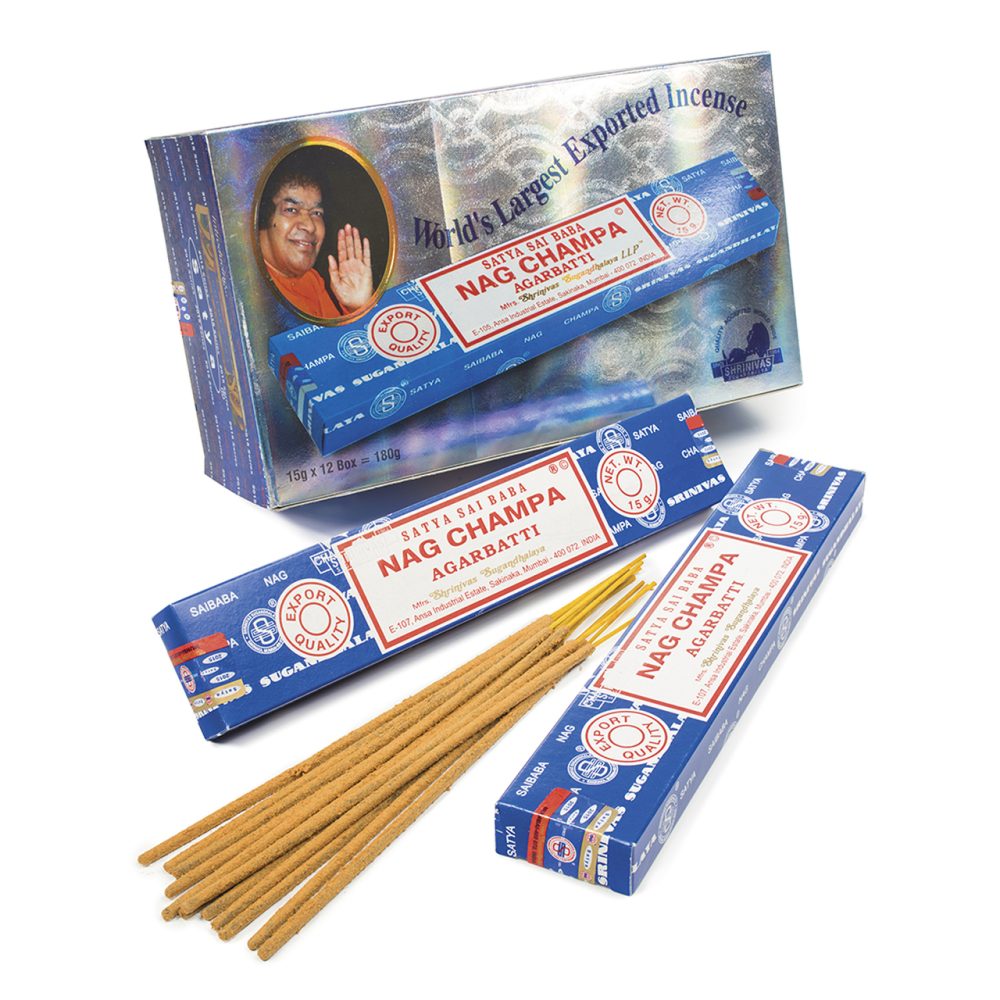 Nag Champa Incense (12 Boxes)