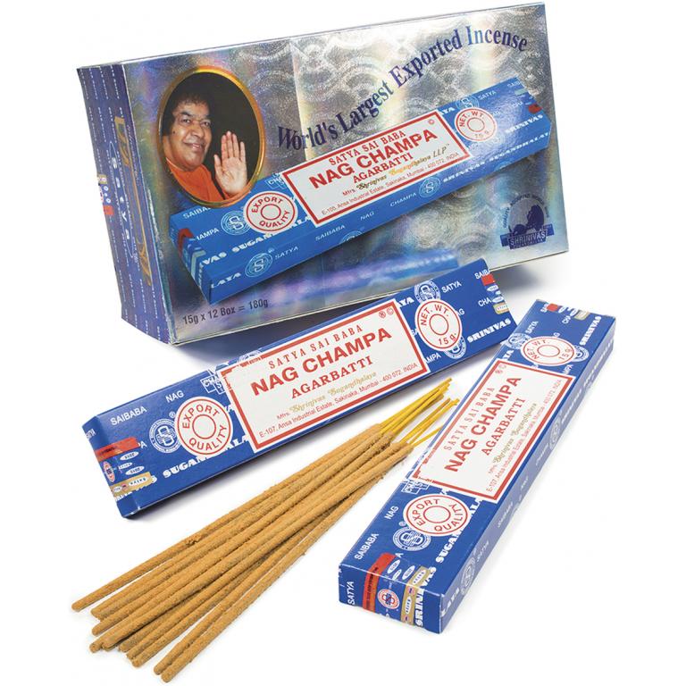 Nag Champa Incense (12 Boxes)