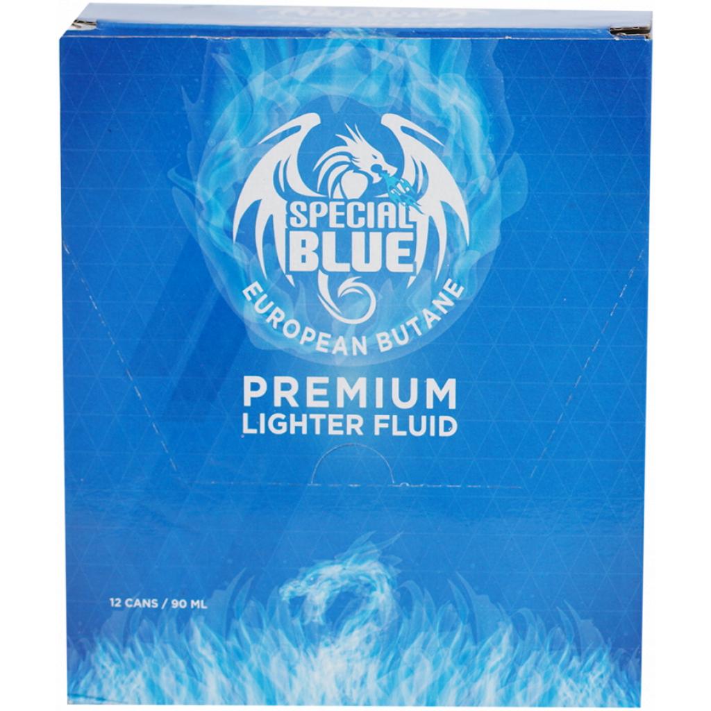Special Blue European Butane Premium Lighter Fluid (90 ML - 12 Pack)