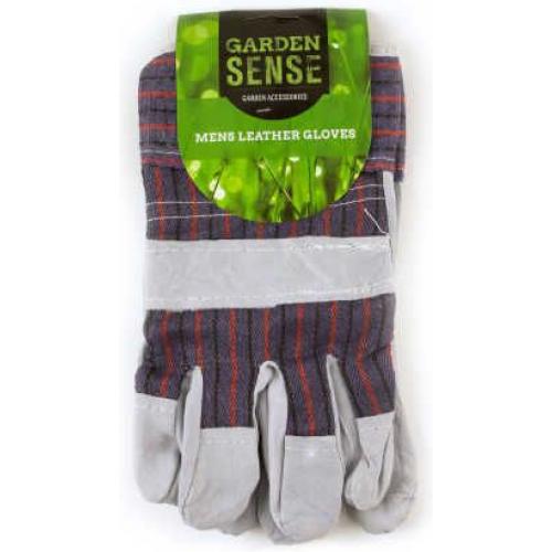 Garden Sense Men's Leather Gloves