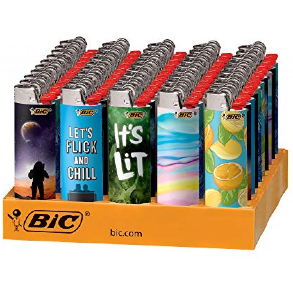BIC Lighter Lucky Series (50 Ct) Tray