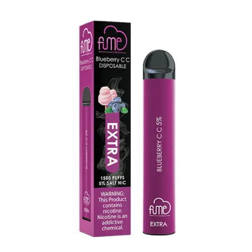FUME EXTRA 1500 PUFFS BLUEBERRY CC 10 CT